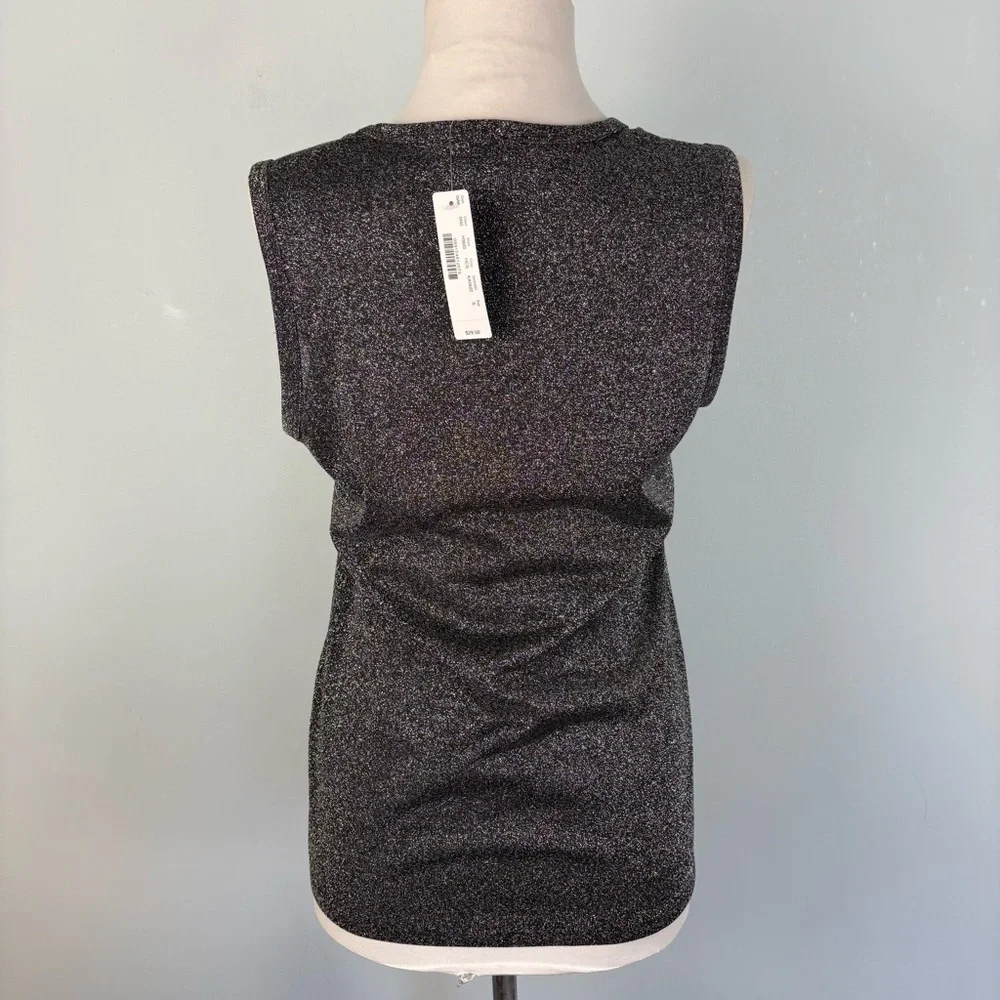 Sparkly Silver Sleeveless Top - Picture 4 of 9